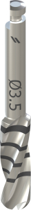 Стоматорг - Экстра-короткое cпиральное сверло PRO, Ø 3,5 мм, L 26 мм