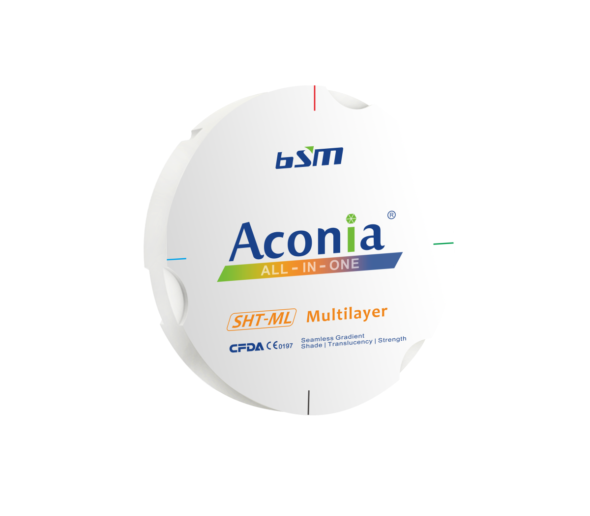Стоматорг - Диск диоксида циркония Aconia SHT-ML, A1, 95x16 мм