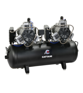 Стоматорг - Компрессор Cattani для CAD/CAM, 330 л/мин при 8 атмосфер, ресивер 150 л