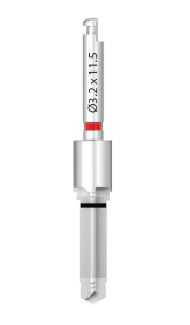 Стоматорг - Сверло прямое диаметр 3,2 мм, длина рабочей части 11,5 мм, для имплантатов диаметром 4.0.