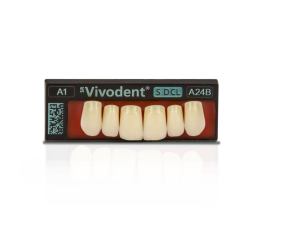 Стоматорг - Зубы SR Vivodent S DCL Набор из 6 зубов Chromascop фронт.низ L A7 A1