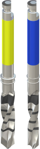 Стоматорг - Набор коротких сверл, совместимых с ограничителями глубины, для имплантатов Ø 3,3 мм, Ø 2,2, 2,8 мм, L 33 мм, применяемых только у одного пациента (арт. 040.440S), Stainless steel