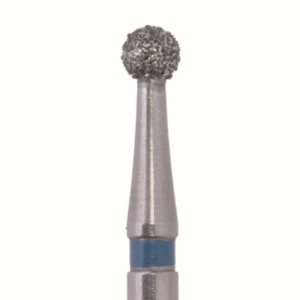 Стоматорг - Бор алмазный 801 035 FG, синий, 2 шт. Форма: шар