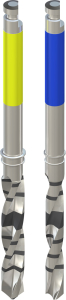 Стоматорг - Набор длинных сверл, совместимых с ограничителями глубины, для имплантатов Ø 3,3 мм, Ø 2,2, 2,8 мм, L 41 мм, применяемых только у одного пациента (арт. 040.441S), Stainless steel