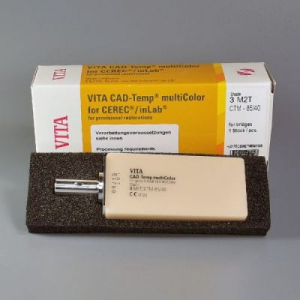 Стоматорг - Блоки VITA CAD-Temp multiColor for CEREC/inLab, 2M2T, CTM-85/40, 1 шт