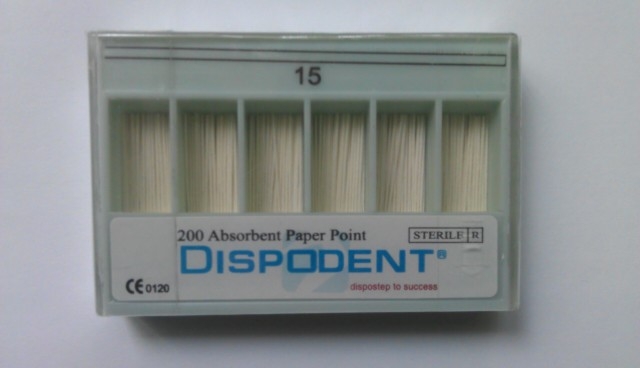 Pearl Dent Co., Ltd Штифты бумажные 06 №15-40, 100 шт,  (Dispodent)