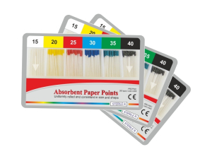 President Dental GmbH Штифты бумажные Absorbent Paper Pointst абсорбирующие, размер 15, 200 шт