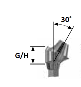Стоматорг - Абатмент мультиюнит, цилиндр 3.5, угол 30, мостовидный, с шестигранником, Mini          
