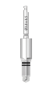 Стоматорг - Сверло прямое диаметр 3,8 мм, длина рабочей части 8,5 мм, для имплантатов диаметром 4.5.