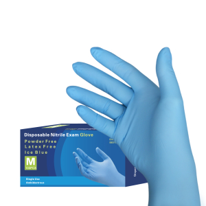 Перчатки нитриловые Pulin нестерильные, XL (9-10) светло-голубые, 50 пар, плотность – 3,5 г