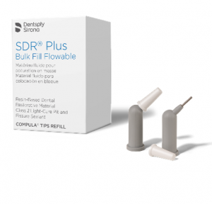 Dentsply SDR plus, 15 капсул по 0,25 г, оттенок универсальный, жидкотекучий материал для жевательных зубов.